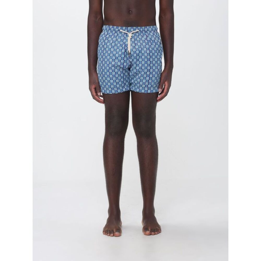 Peninsula Men Short Ethnic Pattern Swim Shorts Peninsula With Drawstring Waist